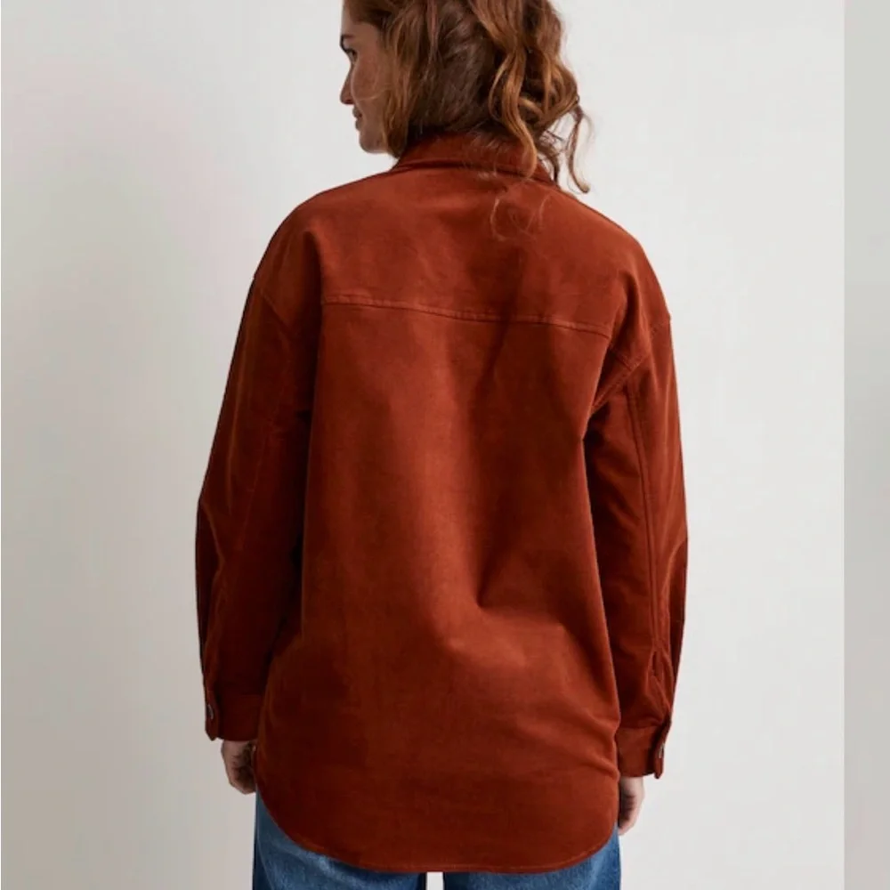 MADEWELL oversized corduroy shirt jacket size S - Picture 3 of 6